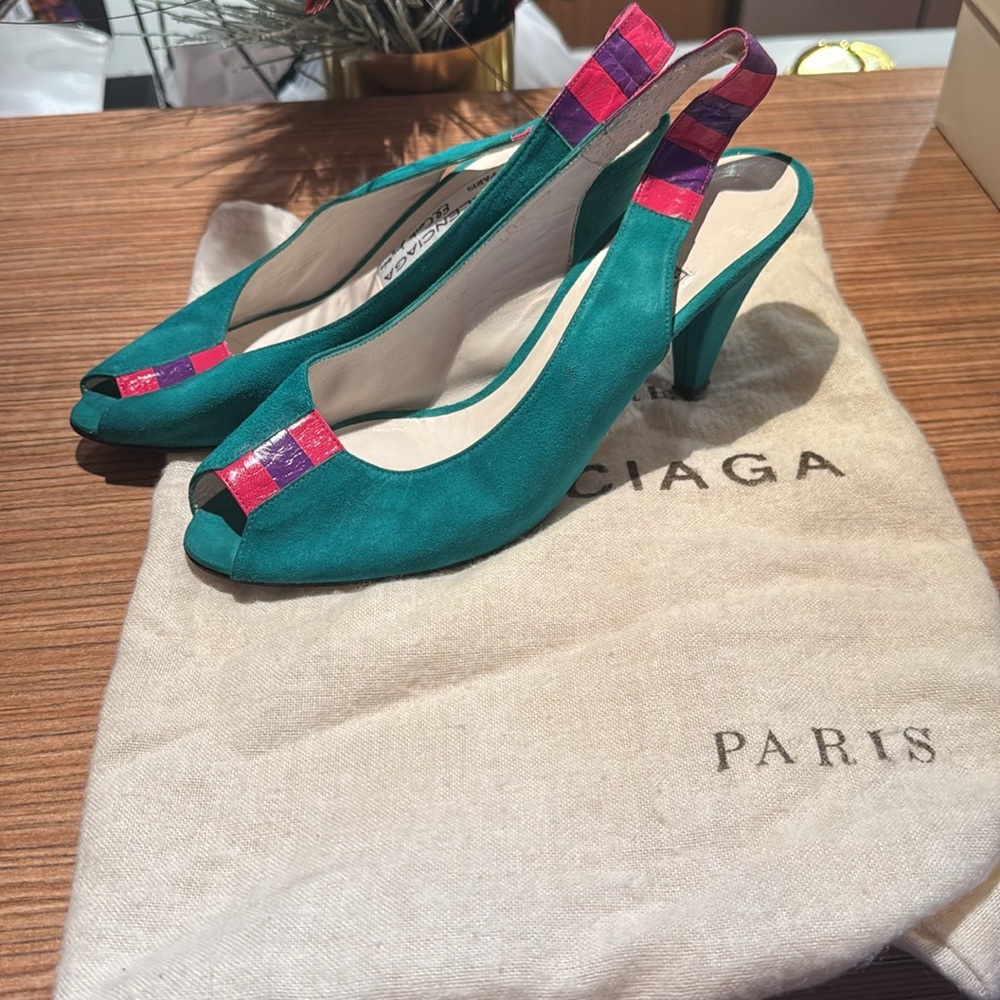 Balenciaga Pumps 1940s vintage - Picture 6 of 7